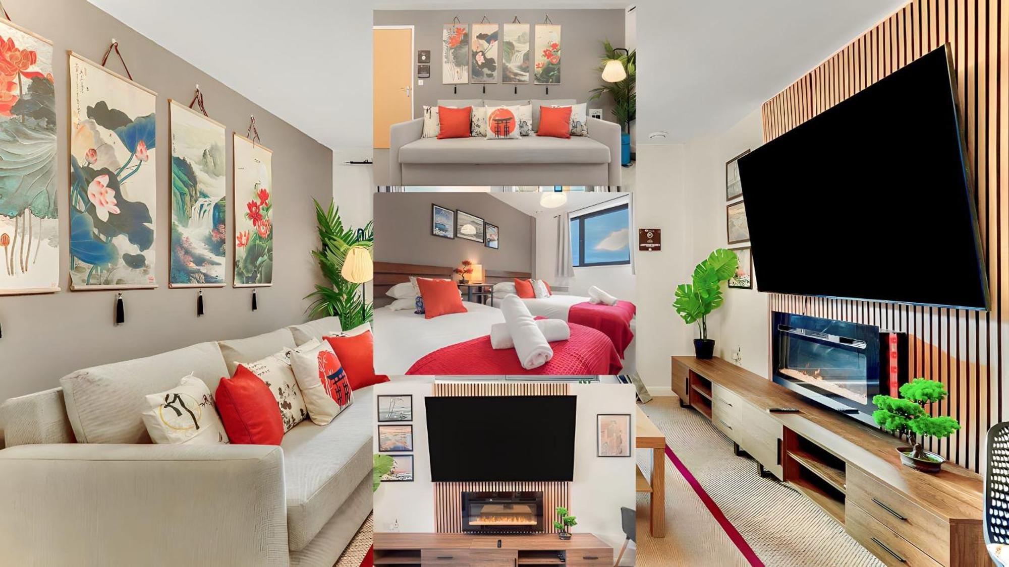 Japanese Suite 2Bed 2Bath, Free Park, Netfix, 75 Inch Tv, Games - City Centre- Maihom Birmingam Exterior foto