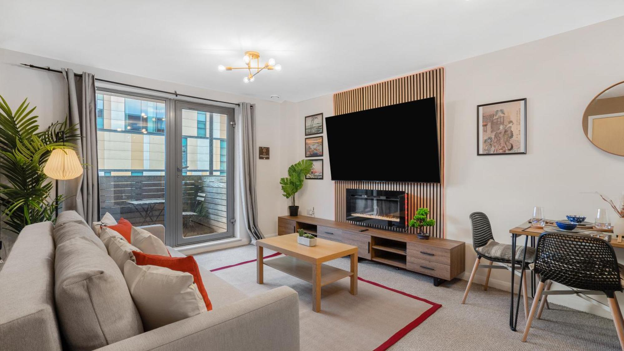 Japanese Suite 2Bed 2Bath, Free Park, Netfix, 75 Inch Tv, Games - City Centre- Maihom Birmingam Exterior foto